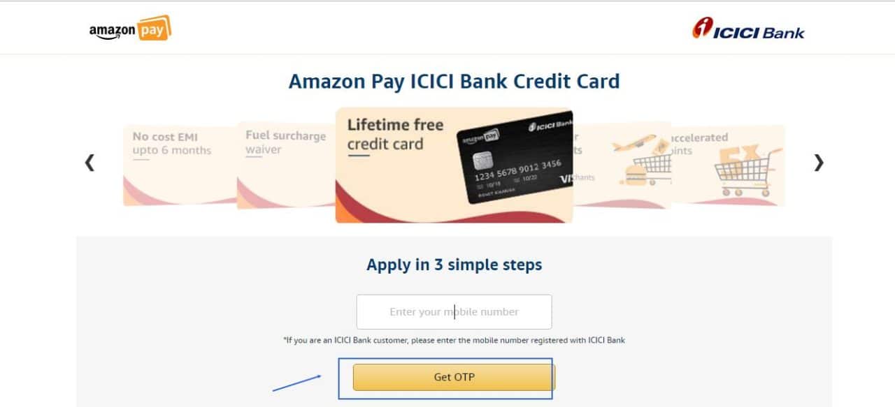 How to Apply online for Amazon Pay ICICI Bank Credit Card । credit card apply