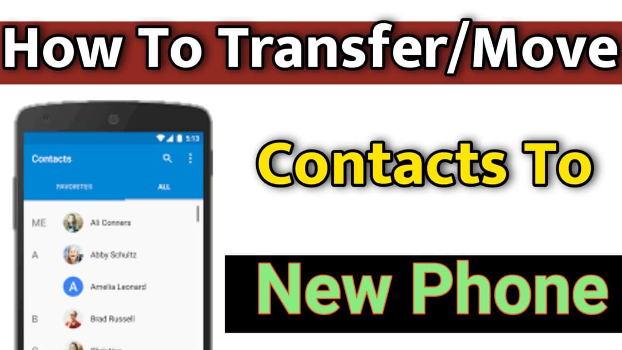 How to transfer contacts from one phone to another । hindi । backup contacts