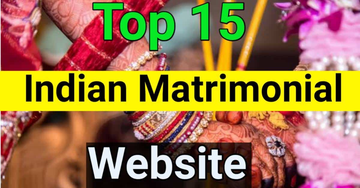 Top 15 matrimonial sites in India