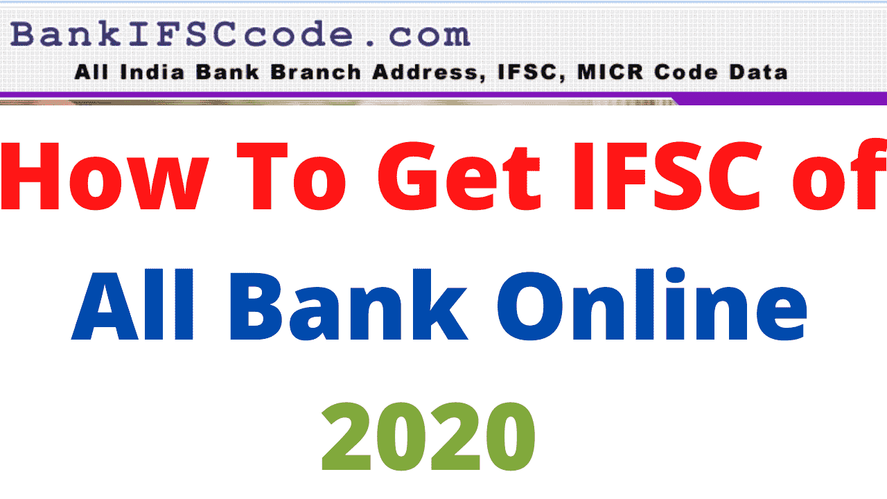 IFSC of All Bank