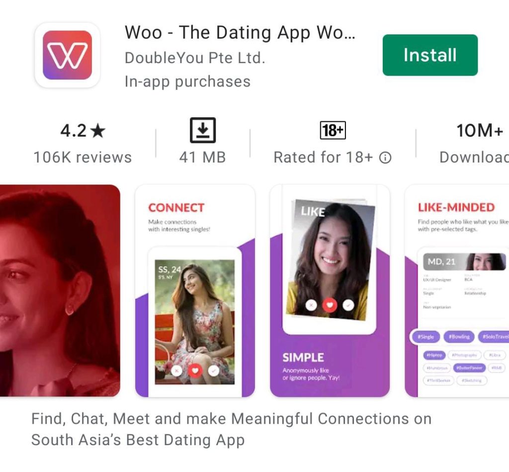 Woo डेटिंग ऐप