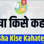 Bhasha Kise Kahate Hain