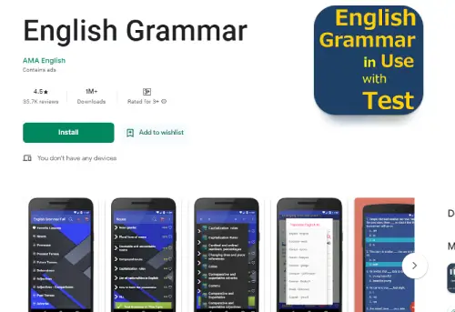 English Grammar app