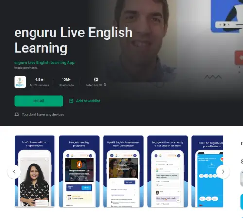  Enguru Live English Learning