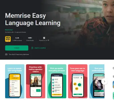 Memrise Easy Language Learning