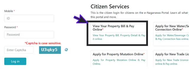 View Your Property Bill & Pay Online